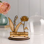 Personalised Birth Flower Glass Dome Decoration, thumbnail 3 of 8
