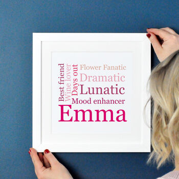 Personalised Typographic Print Any Occasion, 2 of 5
