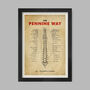 Pennine Way Poster Print, thumbnail 1 of 4