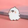 Ghost Enamel Pin | Cute Pin Badges, thumbnail 3 of 5