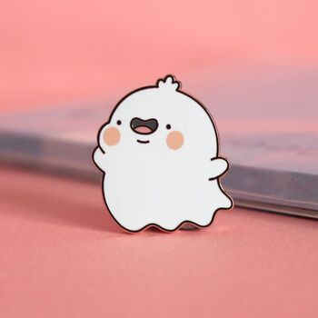 Ghost Enamel Pin | Cute Pin Badges, 3 of 5