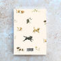 Dogs Cream And Blue A5 Premium Notebook, thumbnail 2 of 2
