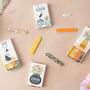 Set Of Four Flower Matchbox Nail Files Beauty Accessory, thumbnail 2 of 6