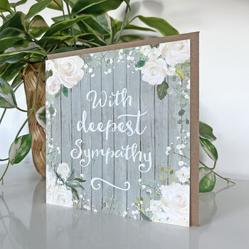 Sage Garden With Deepest Sympathy Card, 2 of 2