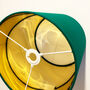 Bottle Green Drum Lampshade, thumbnail 7 of 9