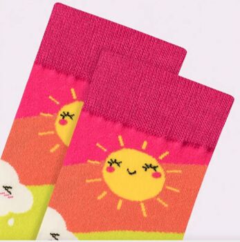 Novelty Fun Socks Size Five To Nine ~ Rainbow, 3 of 6