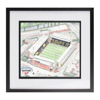 Notts County Meadow Lane Stadium Art Print, 3 of 3