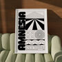 Amnesia Ibiza Club Print | Poster | Wall Art | Geometric | Dj | Clubbing | Patterned | Bauhaus | Print | House Music | Rave, thumbnail 4 of 8