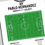 Pablo Hernandez Championship 2020 Leeds Print, thumbnail 4 of 4