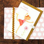 Ballet Dancer Birthday Card, thumbnail 1 of 4