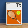 Tennis, Prints And Posters For Sports Fans, thumbnail 1 of 6