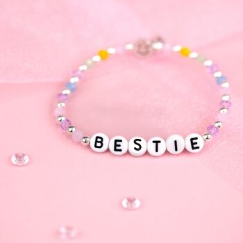 Bestie Beaded Friendship Bracelet, 4 of 6