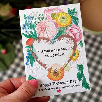 Personalised Happy Mother's Day Surprise Scratch Card, 3 of 5