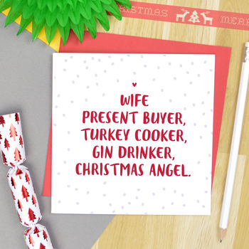 Wife Christmas Card, 2 of 3
