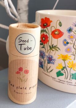 Poppy Seeds Gift Set With Ceramic Mug, 6 of 6