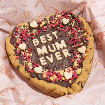Mother's Day Vegan Message Cookie Heart, 2 of 4