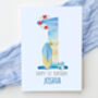 Personalised Children's Birthday Card Surfing, thumbnail 6 of 6