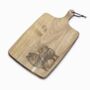 Personalised Finnish Lapphund Engraved Acacia Serving Board, thumbnail 3 of 8
