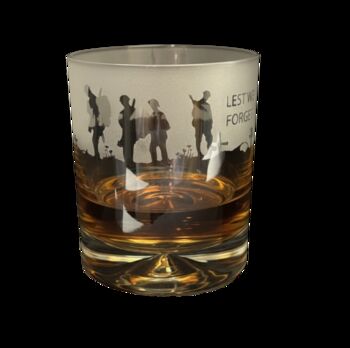 Remembrance Day Personalised Whisky Tumbler, 2 of 8