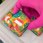 Birthday Biscuits Gift Box, Tropical Flowers, Nine Pieces, thumbnail 4 of 9