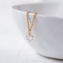 Tiny Rose Quartz Heart Necklace, thumbnail 1 of 4