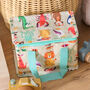 Personalised Animals Lunch Bag Gift For Back To School, thumbnail 1 of 4