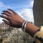 Sterling Silver Cuff Bangle Bracelet, thumbnail 4 of 7