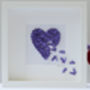 Personalised Engagement Butterfly Heart, 3D Art, thumbnail 8 of 12