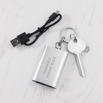 Personalised Emergency Power Bank Keyring, 4 of 7