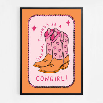 Cowgirl Boots Print, 3 of 5