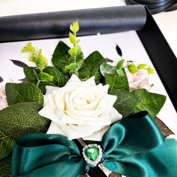 Heart Personalised Emerald Wedding Anniversary Card, 2 of 11
