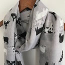 cow print scarf top