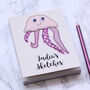 Personalised Jellyfish Embroidered Notepad, thumbnail 1 of 3