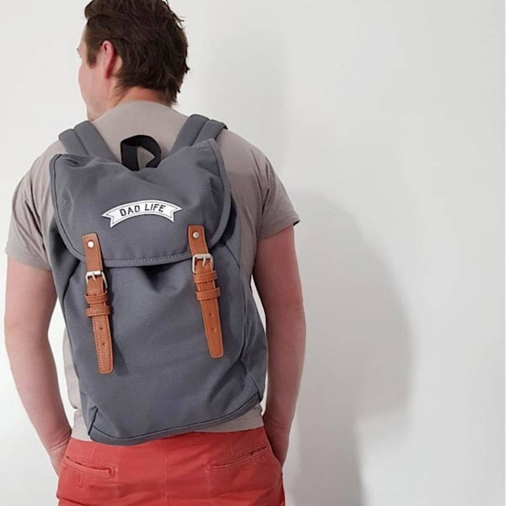 changing bag rucksack for dads by mommamakes