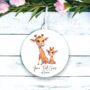 Personalised Giraffe And Child Mother's Day Decoration, thumbnail 2 of 2