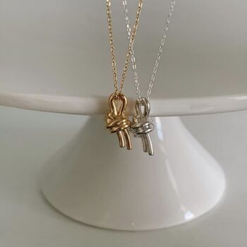 Knot Of Friendship Pendant Necklace, 6 of 7