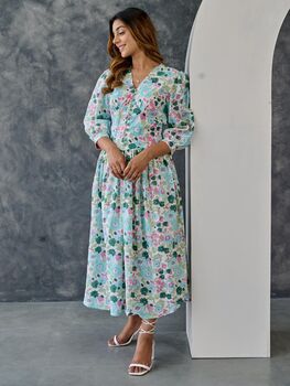 Pastel Floral Maxi Dress, 5 of 5