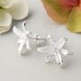 Sterling Silver Lily Flower Star Jewellery Set, thumbnail 4 of 5