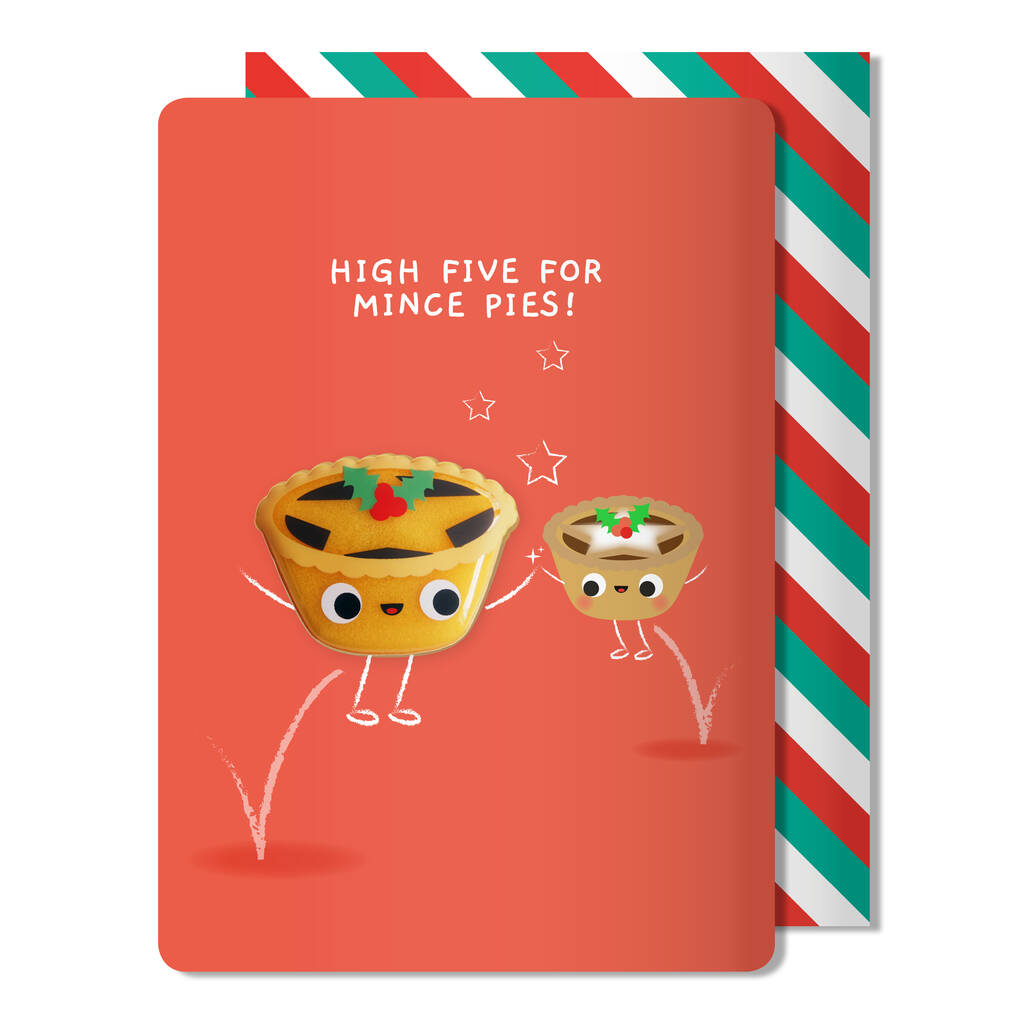 Mince Pies Christmas Card By pango productions!
