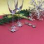 Personalised Christmas Star Wine Glass Charms, thumbnail 12 of 12