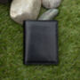 Personalised Leather Wallet Vertical Trifold Rfid, thumbnail 2 of 7