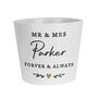 Personalised Anniversary Plant Pot For Couple, thumbnail 4 of 4