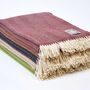 Personalised Essential Wool Throw Collection, thumbnail 2 of 5