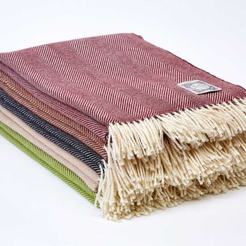 Personalised Essential Wool Throw Collection, 2 of 5