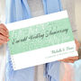 Personalised 55th Emerald Wedding Anniversary Guestbook, thumbnail 1 of 3
