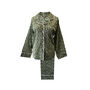 Cotton Pyjamas Green Falling Leaf, thumbnail 4 of 5