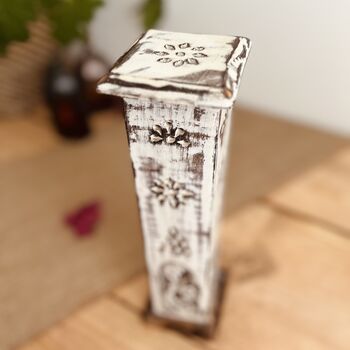 Wooden Incense Tower Incense Stick And Cone Holder, 7 of 11