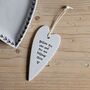 'Believe You Can…' Porcelain Hanging Heart, thumbnail 1 of 2
