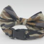Green Camouflage Dog Bow Tie, thumbnail 3 of 6