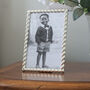 Silver Plated Rope Twist Photo Frame, thumbnail 2 of 4